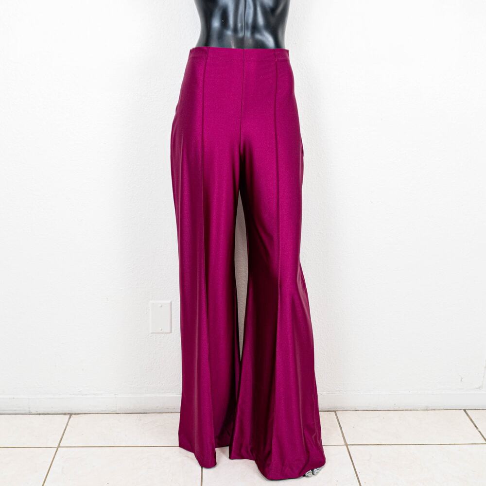 Ripley Rader SATEEN Stretch Wide Leg Pants Slate Magenta 3(M) - Picture 2 of 11